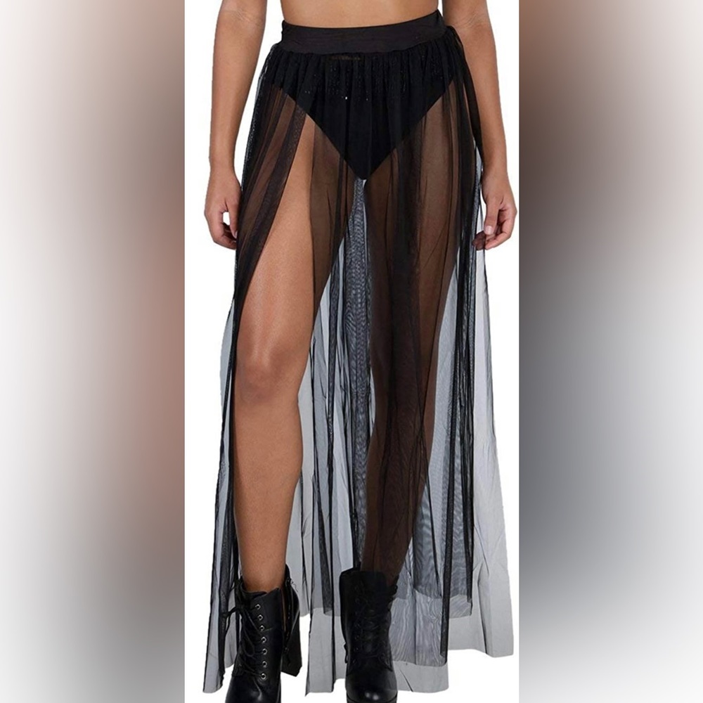 iHeartRaves Tooled Maxi Skirt